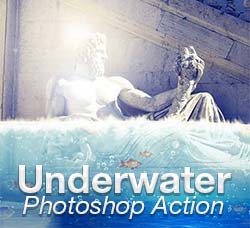 极品PS动作－潜入水中：Underwater Photoshop Action